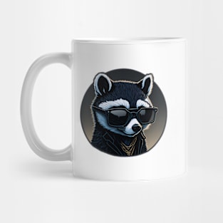 Cool Racoon Drip Mug